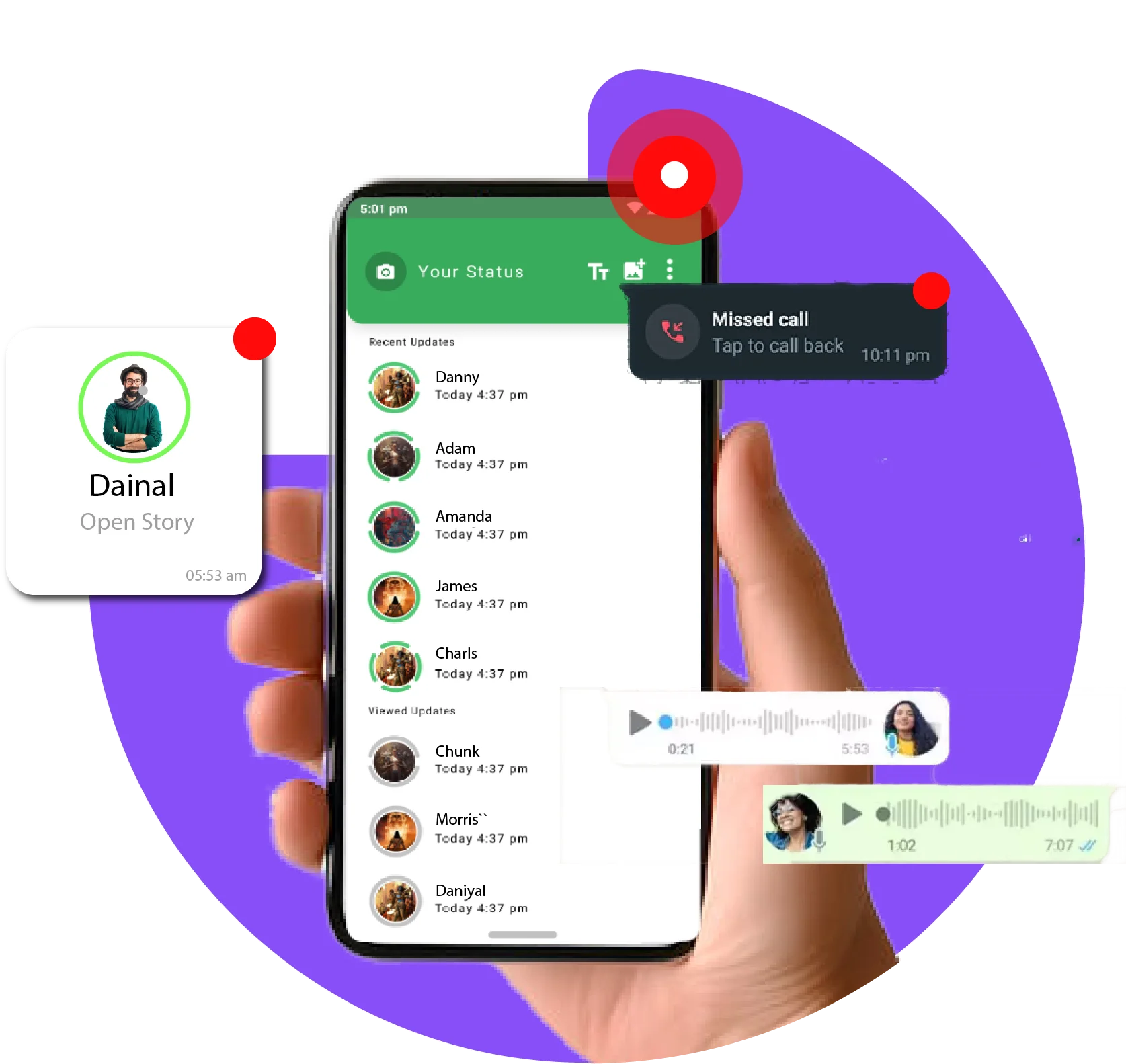 WhatsApp Tracker App