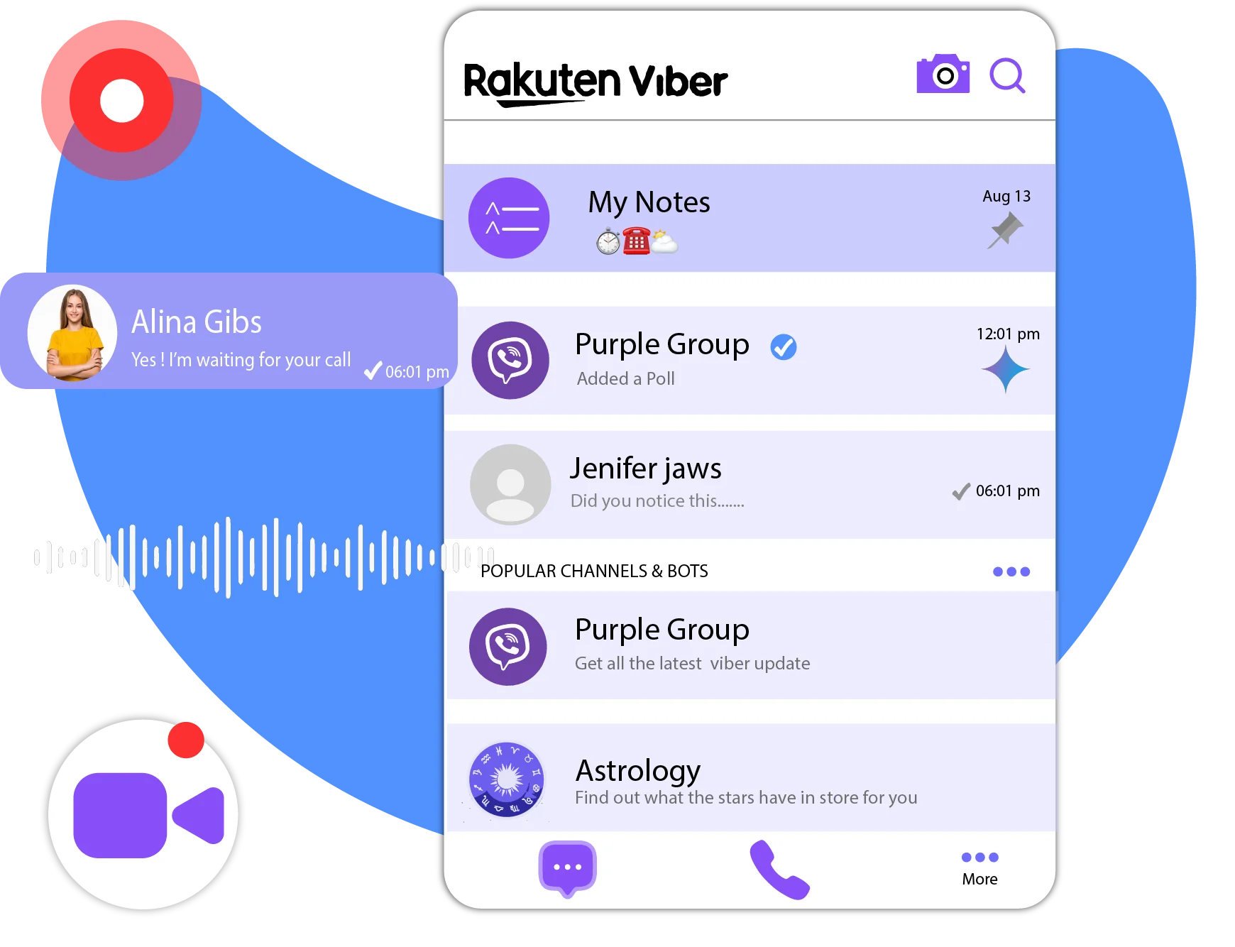 Record Everything Happening on the Viber Screen