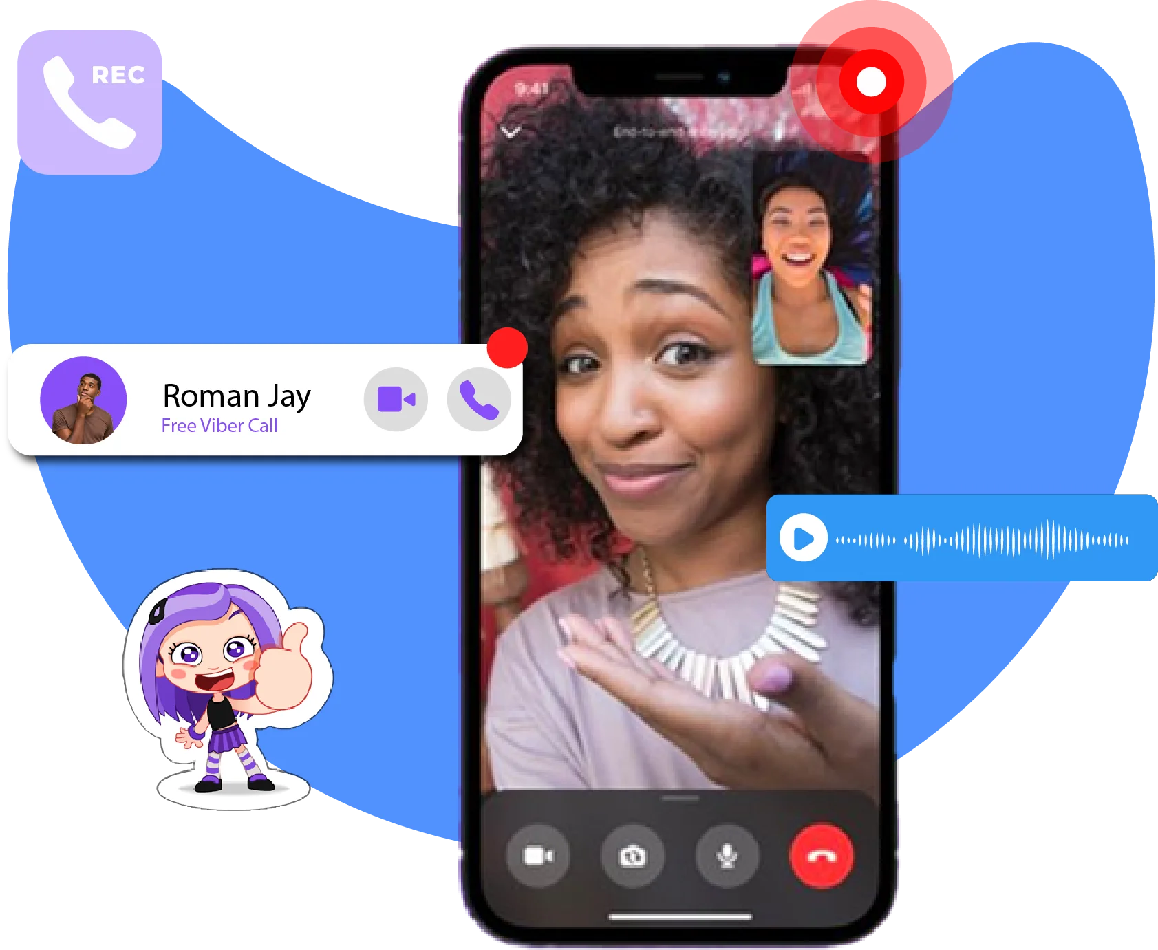 Record Viber Call Conversation